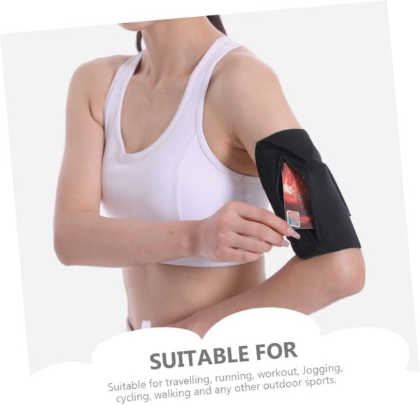 Mobile Phone Bag Sports Arm Bag Running Hiking Workout Secure Phone Holder Storage for Keys Cards