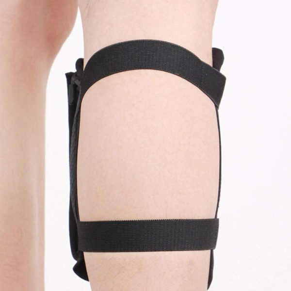 Non-Slip Band Smartphone Holder for Equestrian Riders on The Calf, All Purpose Sport Bag Leg Pouch for Running, Walking, Equestrian as Purse or Phone Holder, Blue