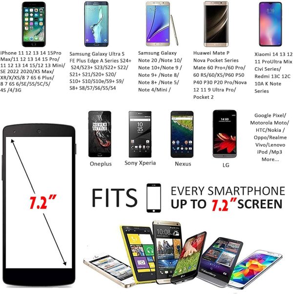 Phone Holder for Running Armband Cell Phone Holder for iPhone 11 12 13 14 15 16e 16 Pro Max Xs Xr X Plus Mini Galaxy Ultra S25 Note Pouch Women Men Kids,Exercise Workout Arm Bands Bag Sleeve