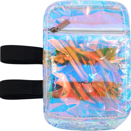 Leg/arm Bag Holographic Thigh Bag with Adjustable Strap Leg Pouch Harness Women Summer Tl Hiking Pack(Multicolor,Leg Bag)