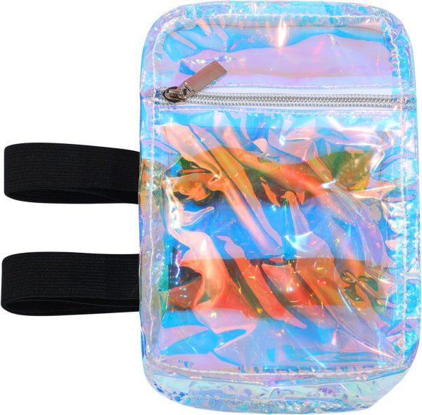 Leg/arm Bag Holographic Thigh Bag with Adjustable Strap Leg Pouch Harness Women Summer Tl Hiking Pack(Multicolor,Leg Bag)
