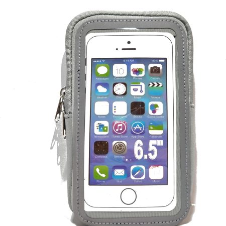 Elastic fit Phone Armband for Running,Walking for Phone,Outdoor Sports Multifunctional Armband Waterproof Running Sports Fitness Mobile Arm Bag,fit iPhone15/14/13Pro Max,Galaxy EdgeS24 and More Size